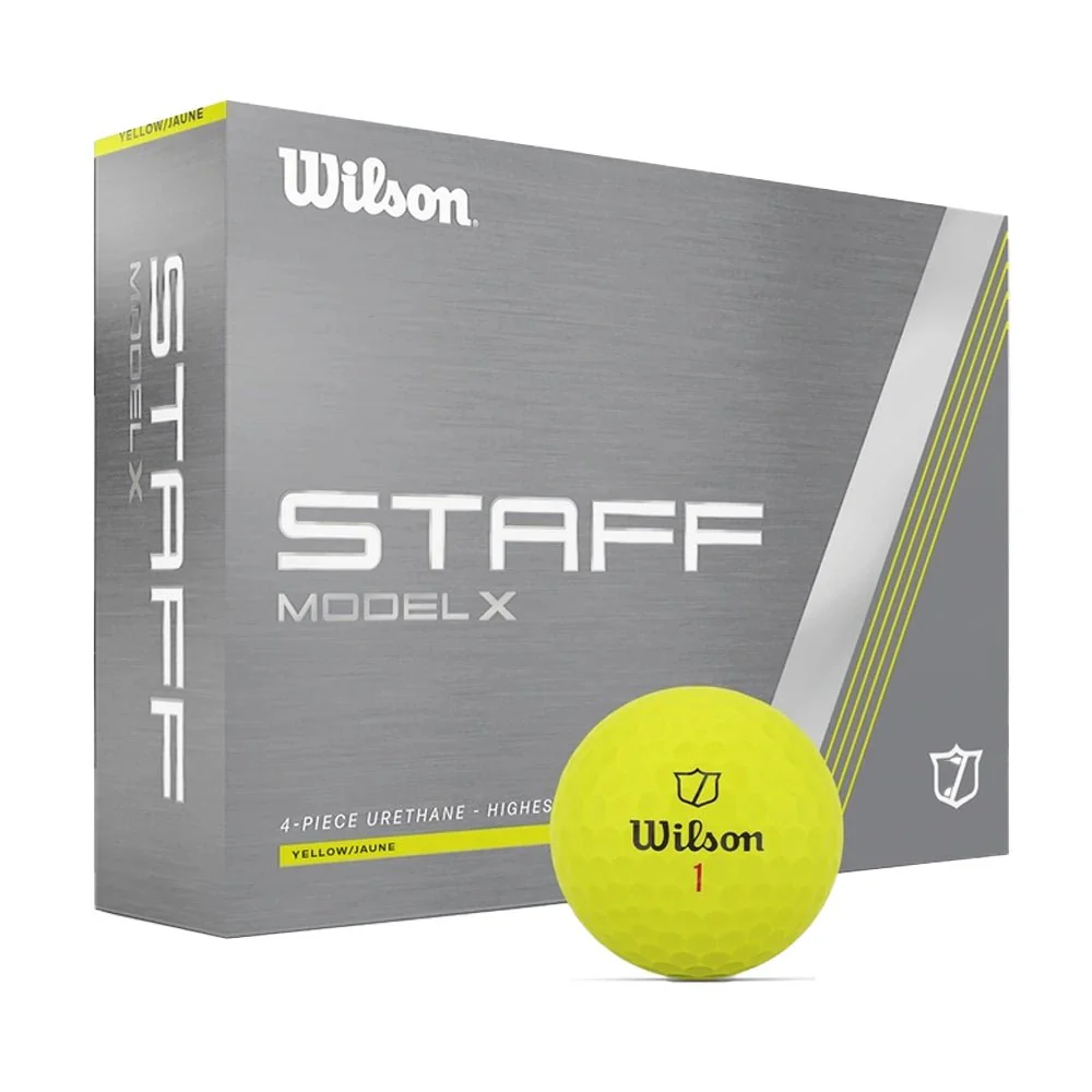 Wilson Staff Model X Golf Balls - Yellow - 2024