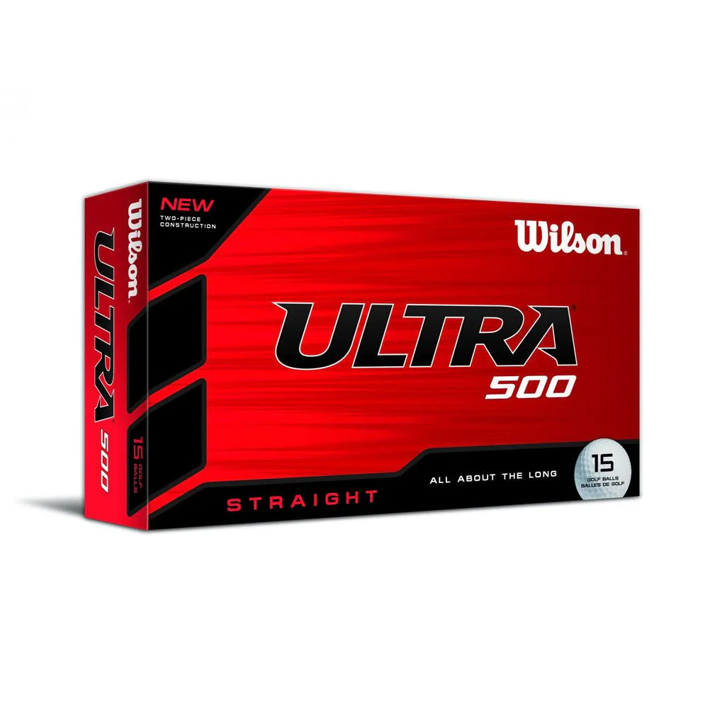 Wilson Ultra 500 Straight  Golf Balls - 15 Pack