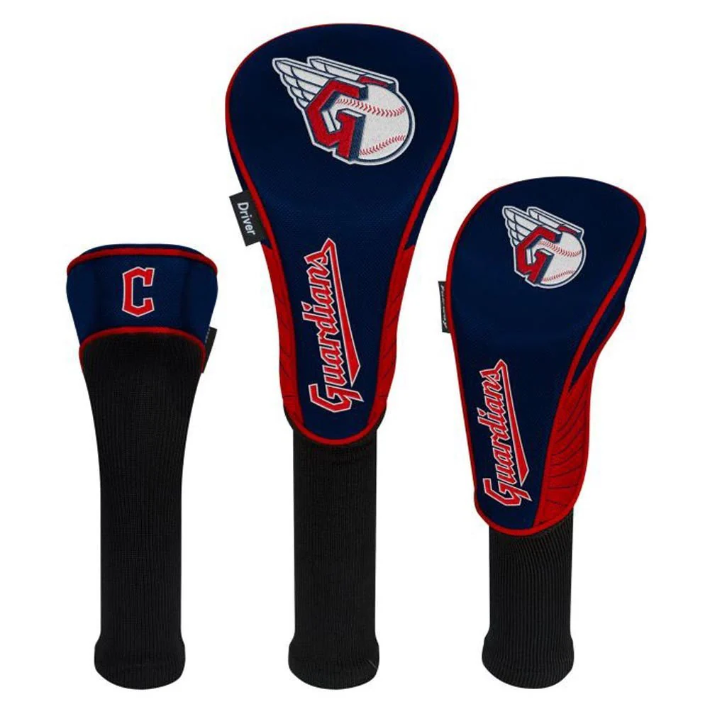 WinCraft MLB Set of 3 Headcovers - Cleveland Guardians