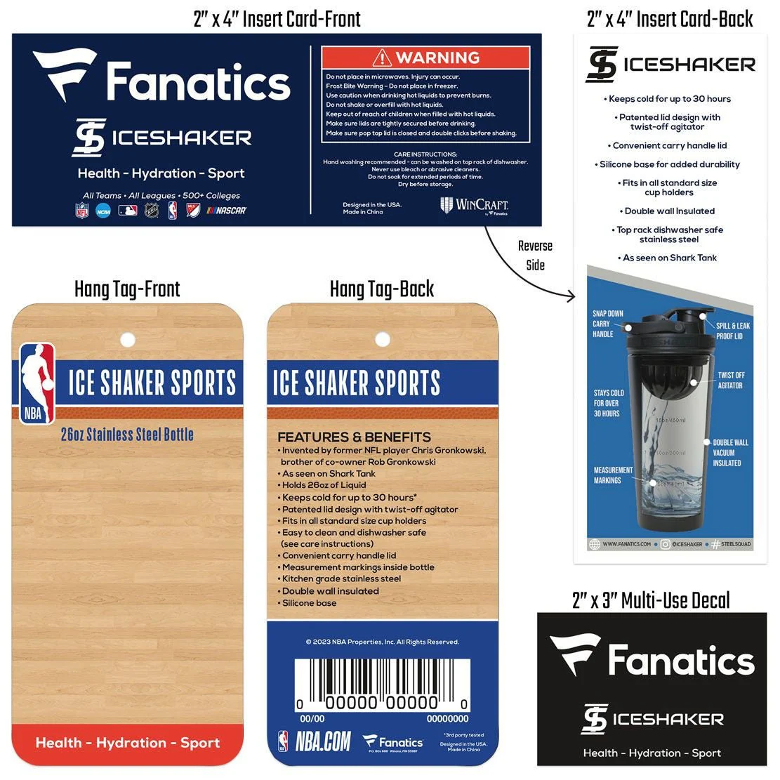 WinCraft NBA Cleveland Cavaliers Stainless Steel Ice Shaker - 26 oz - Image 4