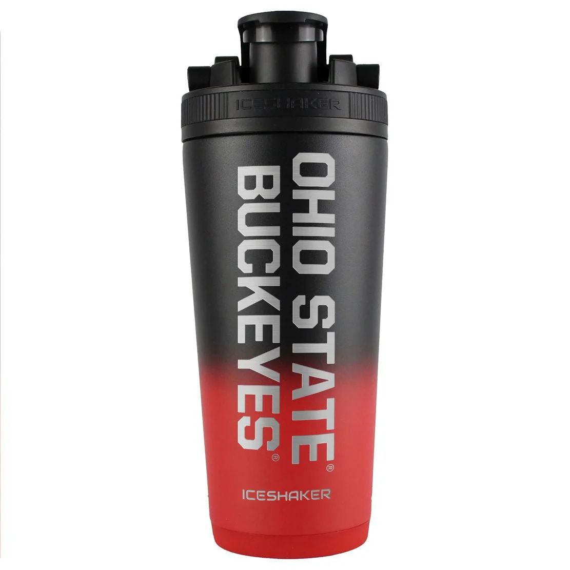 WinCraft NCAA Ohio State Buckeyes Stainless Steel Ombre Ice Shaker - 26 oz - Image 3